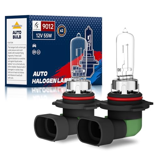Image of 9012 Halogen Headlight Bulb, 12V 55W Standard Halogen Light Bulb, 3800K, 4000 Lumens, High Brightness Headlight Bulb, Head Light Bulbs for Car,Headlight Bulbs Low Beam, Pack of 2