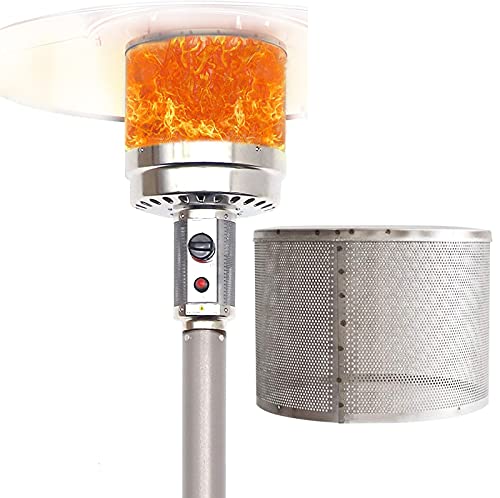 ZHENGRUI Outdoor Heizung Brenner brennende Netzabdeckung,Terrassenheizofen Edelstahl Sicherheitsheizung Ersatzgitterabdeckung für Erdgas verflüssigt