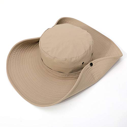 Wide Brim Sun Protection Hat Outdoor Unisex Ventilated Bucket Hats For Hiking Beach Fishing Safari Garden Lawn Yard Work Kayaking #TOP5