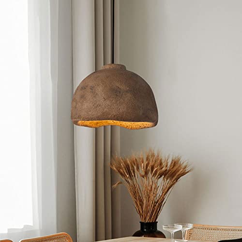 Suspension Pennard E27 haut de gamme, luminaire wabi-sabi pour salon et hôtel