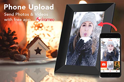Feelcare Digital Wifi Picture Frame 8 Inch, Send Photos Or Videos From Anywhere, 16Gb Storage,1280X800 Ips Hd Display,Touchscreen For Easy Navigation #TOP1