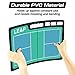 LEAP Coach Board Pickelball Premium Tactical Clipboard Two Sides with Full & Half Court Dry Erase Marker Board for Basketball, Baseball, Soccer, Football, Hockey, Volleyball