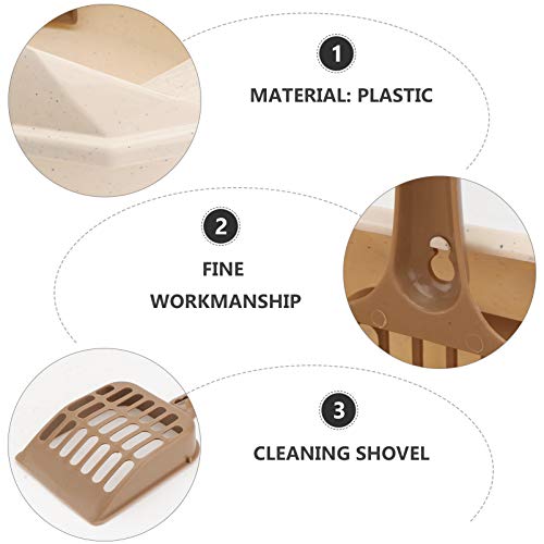 POPETPOP Toilette per Gatti in Plastica Semichiusa...