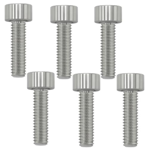 Image of Lightweight Titanium Bolts M6x20, Natural Color