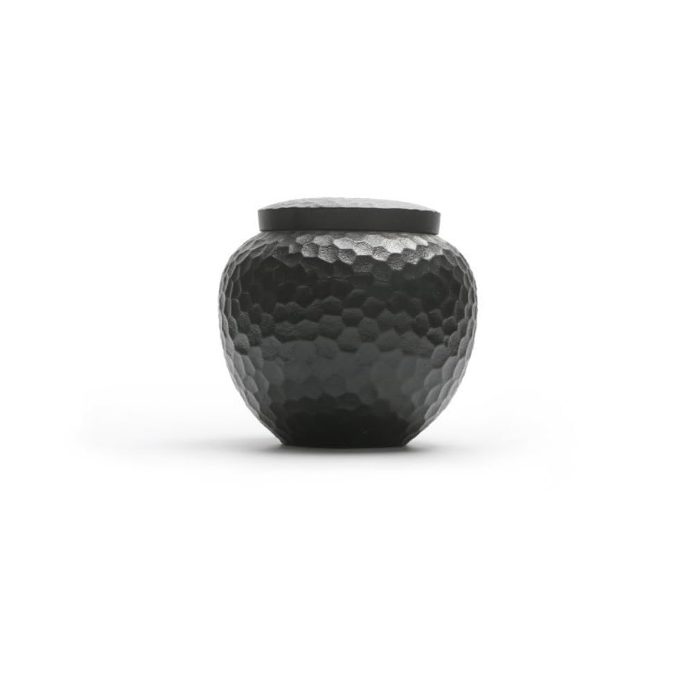 XYNSNDB Teedose mit Hammermuster, große Tee-Vorratsdose, Keramik, Zuhause, Küche, Nüsse, Kaffeekorn, versiegeltes Glas, tragbarer Teebehälter, Glas, Teedose (A, M)
