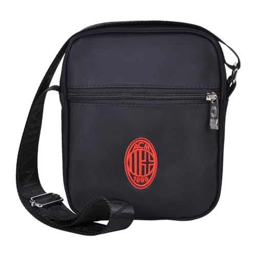 Bolso Ac Milan 143410 unisex en color negro con diseño deportivo oficial