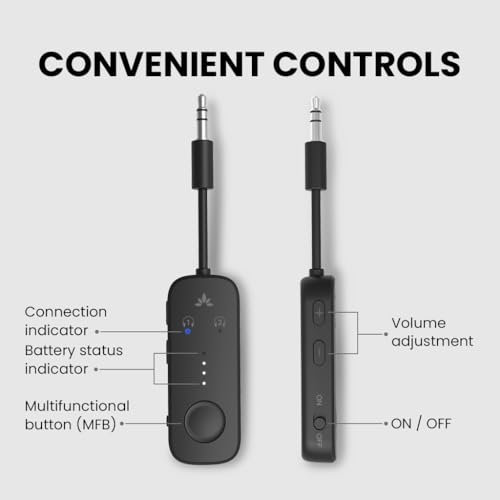 Avantree BTTC-218 Relay - Premium Airplane Bluetooth 5.3 Adapter thumb #6