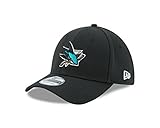 NHL San Jose Sharks Men's Team Classic 39Thirty Stretch Fit Cap, Medium/Large, Black
