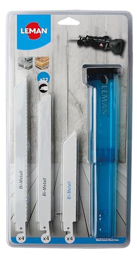 LEMAN Boite de 12 lames scie sabre multi matériaux Classic - Lame de scie – Vignette