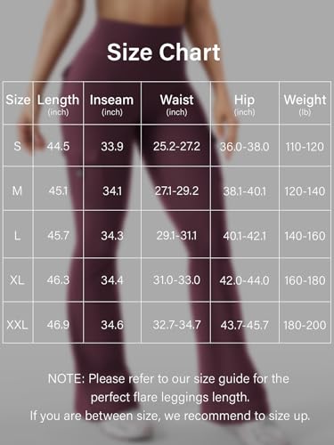 Image of YEOREO CoreFlex Women Workout Flare Leggings