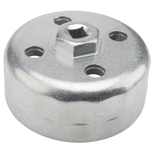 QHDSGZS Heavy Duty 90.2mm 15Flutes Oil Filter Wrench Compatible with Land Rover and Jaguar - Fits 3.0L & 5.0L Gas Engines