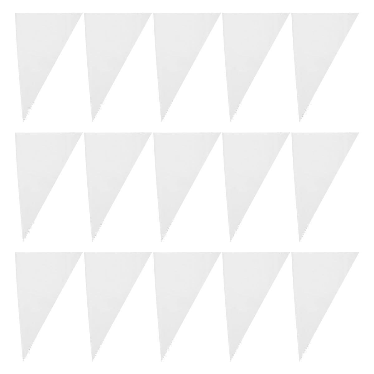 DOITOOL Sacco per Cemento Bianco Hdpe Resistente Strappi Cuciture Termo Sigillate 50 Pezzi per Stucco per Fughe Piastrelle e Applicazioni Edili