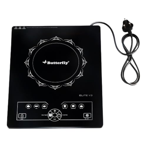 Image of Butterfly Elite V3 Induction Cooktop (AG-2200) 2200W with Feather Touch Control