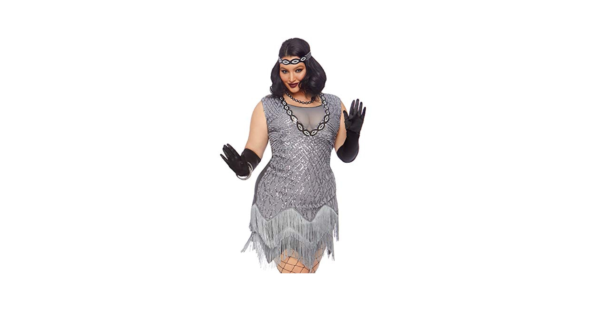 Amazon.com: Leg Avenue Women's Roaring Roxy Flapper Adult