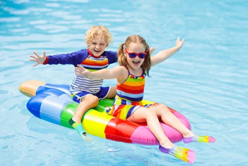 Image of Kids Short Swim Fins, Lap Training Flippers for Pool Youth Beginners | Soft Silicone Swimming Fins with Mesh Storage Bag for Children, Boys, Girls & Women