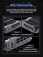 MINIS FORUM BD775i SE Motherboard, AMD Ryzen 7 7745HX 8C/16T bis zu 5,1 GHz, AMD Radeon 610M, Barebone ohne 2×DDR5, 2×M.2 2280 NVME SSD, 8K@60Hz/4K@120Hz HDMI/DP/USB-C, 2,5G RJ45, PCIe 5.0 x16 – Ansicht 5