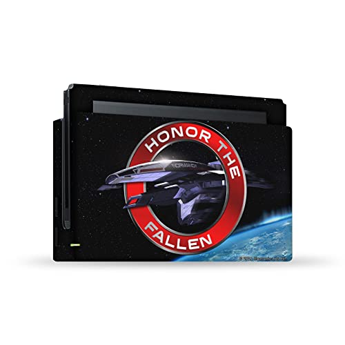 Skin Nintendo Switch Mass Effect Normandy SR1 Autocollant Console Dock Head Case