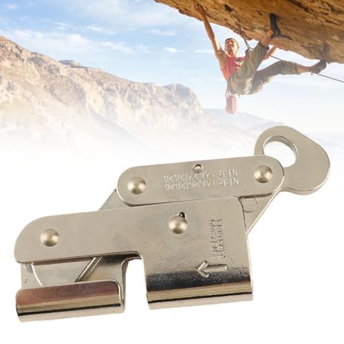 VBESTLIFE Self Locking Rope Grab,Climbing Anti Fall Rope Grab Alloy Steel Strong Bearing Capacity Self Locking Rope Grab for Tree Arborist Expedition - Thumbnail 7