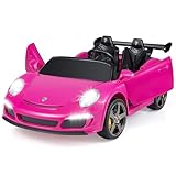 COSTWAY Kinder Elektroauto, 12V Kinderauto Elektrisch mit 2,4G...