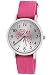 Pacific Time 86528 Orologio da polso per bambine e ragazze, a cambio rapido, cinturino in tessuto, analogico, al quarzo, sportivo, rosa