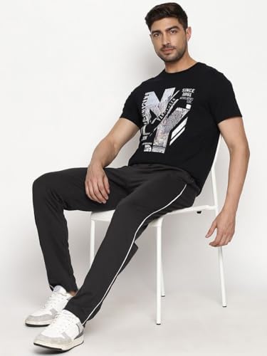 Image of FYLTR Men's Casual Joggers - Elasticated Waist with Drawstring | Solid Color | Trackpants for Men