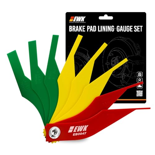 EWK 8 Piece Brake Pad Thickness Gauge Set, Disc &
