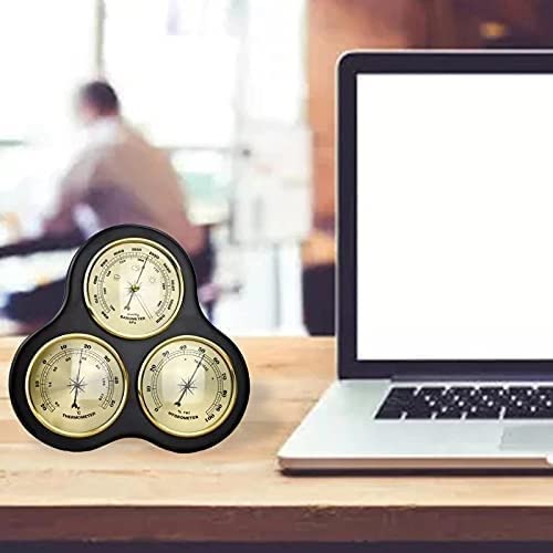 Traditional Weather Station, Barometer with Thermometer and Hygrometer No Batter