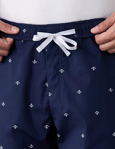 Image of Amazon Brand - Symbol mens 100% Cotton Pyjama /Lounge Pants |Regular Fit | Printed | Available in Plus Sizes
