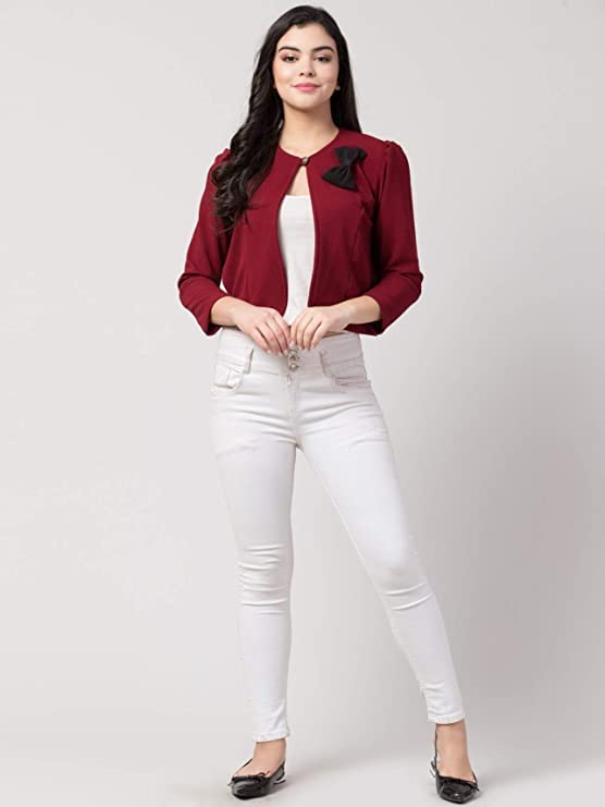 Image of IUGA Women Casual Regular Sleeve Shrug