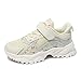 ADICIEN Kids Tennis Shoes Running Sports Shoes Breathable Athletic Shoes Lightweight Walking Shoes Fashion Sneakers for Girls Little Kid 12 Grey