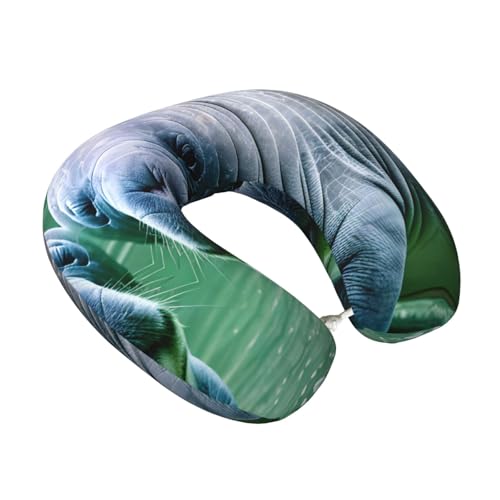 Almohada de Viaje de Espuma Viscoelástica Negra miniatura 2