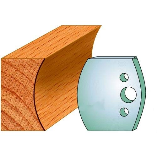 CMT CMT 690.554 Pair of Profiled Knives for Shaper Cutters, 1-31/32-Inch Cutting Length, 5/32-Inch Thickness