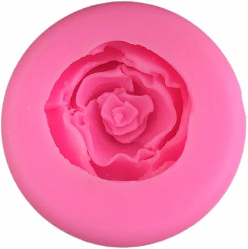 Miniatura 3 de 3D Flor Flor Rosa Forma Silicona Fondant Jabón 3D Moldes de Pastel Cupcake Jelly Candy Chocolate Decoración Herramienta Moldes