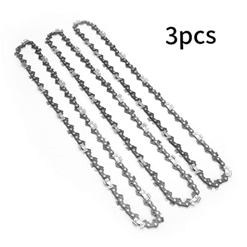 Tsikuxm Kettensägenkettenketten-Kette, Sägekette Edelstahl-Halbmeißelkette 3/8 Zoll-Kettennummer ist 57… – Bild 7