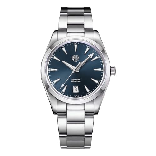 RollsTimi 7912 de lujo de los hombres automáticos relojes mecánicos NH35 Movimiento AR zafiro de acero inoxidable a prueba de agua de los hombres del deportivo reloj de pulsera Fecha de visualización