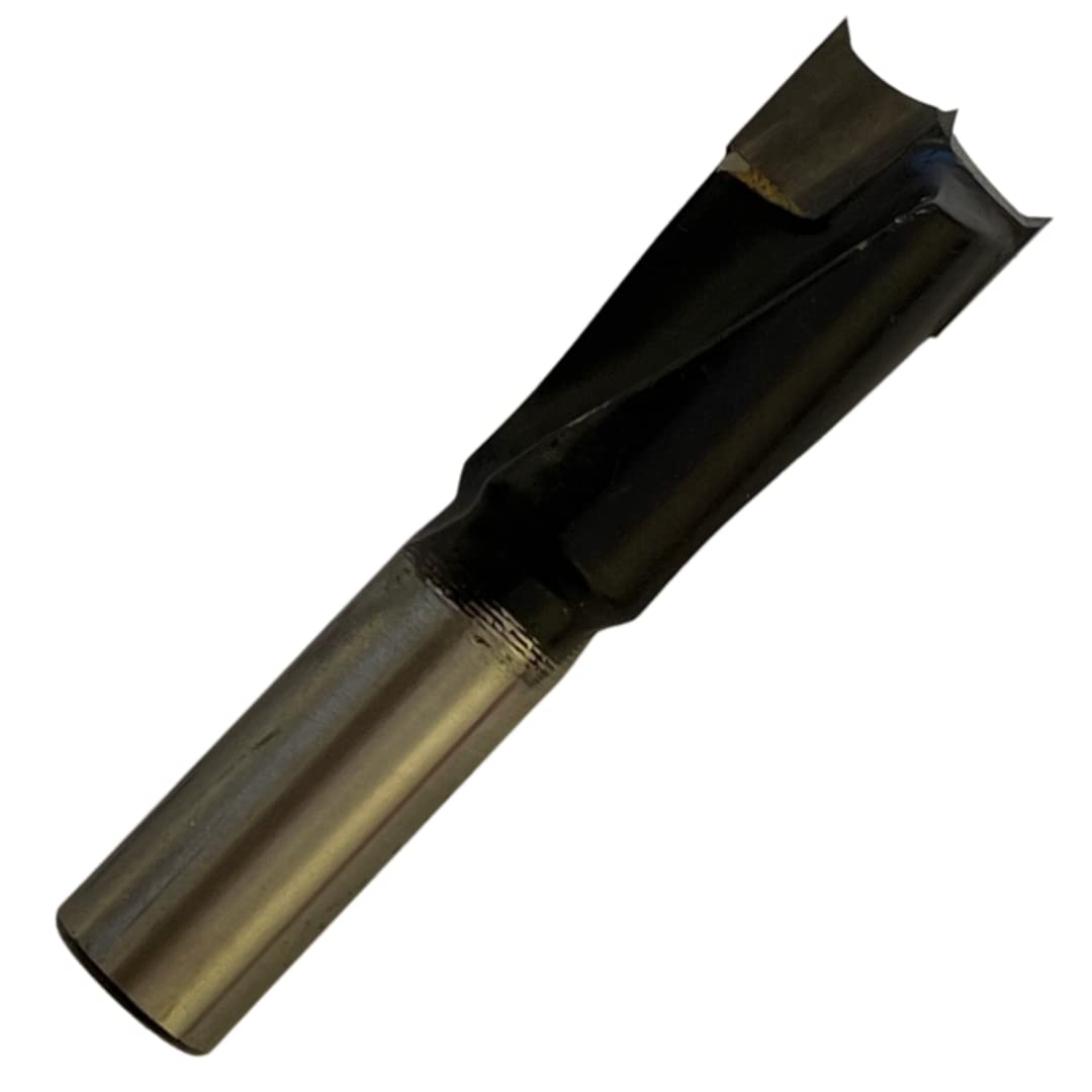 Rennie Tools - 12mm x 27mm Flute x 10mm Shank TCT Tipped Dowel Drill Bit/Lip & Spur R/H For Hand Held Or CNC Router
