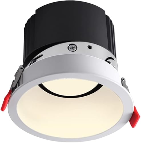 Aisilan - Foco de iluminación empotrable de 4 pulgadas y 12 W, regulable, luz blanca cálida de 3000 K, ángulo ajustable CRI97, lámpara de enfoque
