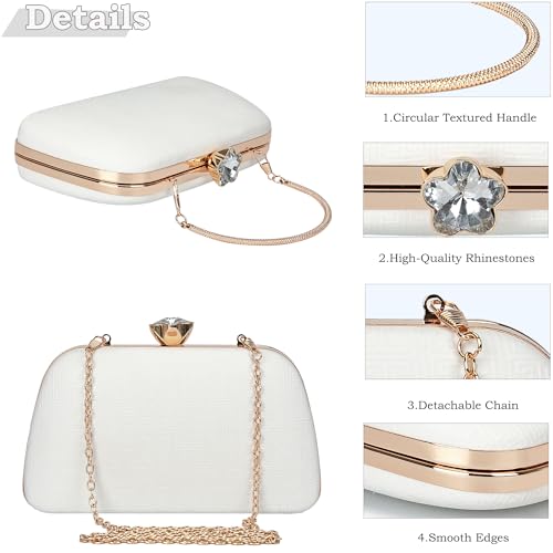 Image of BBTT.ful New Clutch Purses for Women Elegant Evening Bag for Party, Wedding, and Formal Events