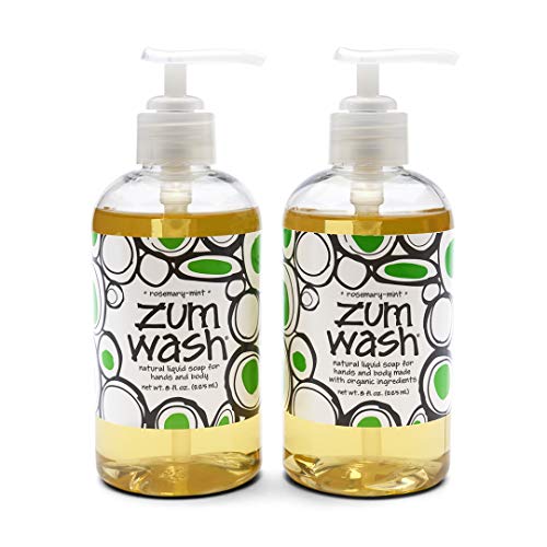 Zum Wash Liquid Soap - Rosemary-Mint - 8 fl oz (2 Pack)