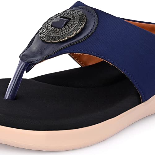 Image of Centrino Women Thong Sandals & Comfortable Ortho Care Sandal For Ladies | Fashion Wear Sandal & Chappal | Soft Cushioned for More comfort (2854)