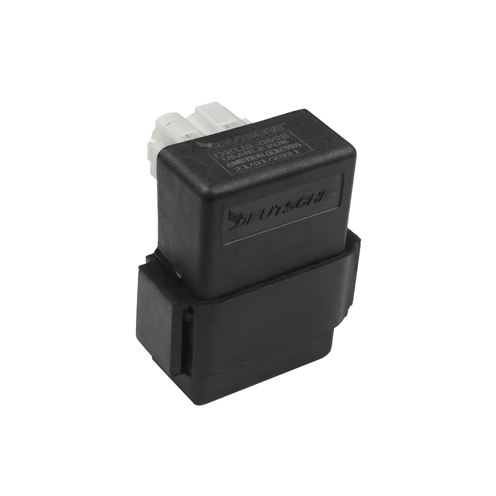 deutsche hero ambition (krc900) black high performance cdi (4+2 pin) unit with white coupler