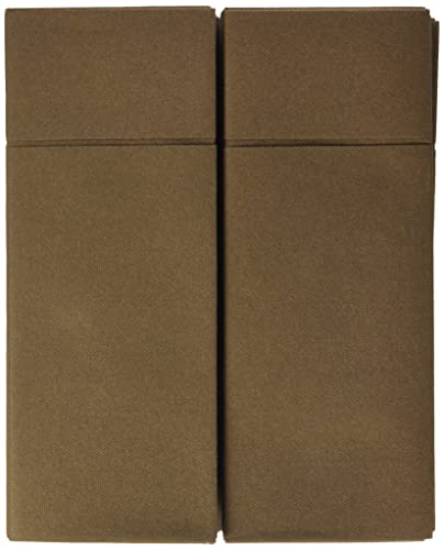 Alvotex Lot de 50 Serviettes Airlaid Marron