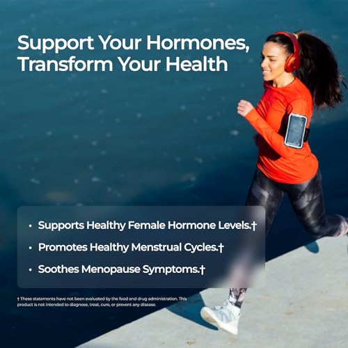 Livingood Daily Women’s Hormone Support Supplement, Estrogen Balance with Fenugreek, Black Cohosh, Chasteberry, DIM, Natural PMS & Menopause Support, Non GMO, Gluten Free, Vegetarian Capsules, 120 Ct - Image 5