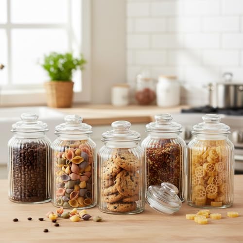 Image of ginoya brothers - Kitchen Glass Jar (5, bulllet)