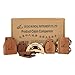 YUEKO Cajon Box Drum Companions Set Including Castanets Jingle Bells Foot Tambourine Percussion Instruments (Jingle Castanet(GK02-S))