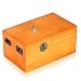 Calary Useless Box Turns Itself Off In Wooden Storage Box Alone Machine Fully Assembled in Box Gifts for Adults and Children