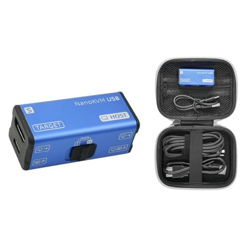 WayPonDEV Sipeed NanoKVM-USB �w�T�C�Y 4K USB KVM �L���v�`���[�{�[�h �u���E�U������ �}���`�f�o�C�X�Ǘ��c�[�� HDMI���[�v�X���[�Ή� �T�[�o�[/SBC/PC �����e�i���X�p �t�@�C���]���@�\�t�� (�i�p�b�P�[�W