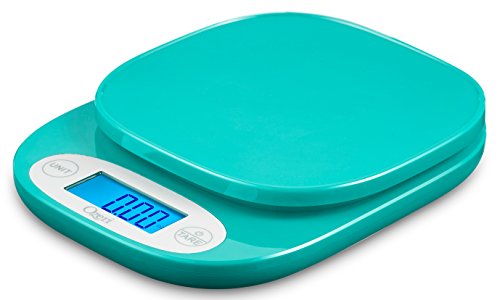 Ozeri ZK420-T - Báscula de jardín y cocina, policarbonato, color verde azulado