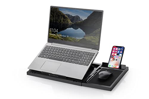 JD FRESH Adjustable Multi-Angle Portable Laptop Stand for Desk with Mobile with Detachable Mouse pad, Laptop raisers Computer Accessories Laptop Holder for Desk