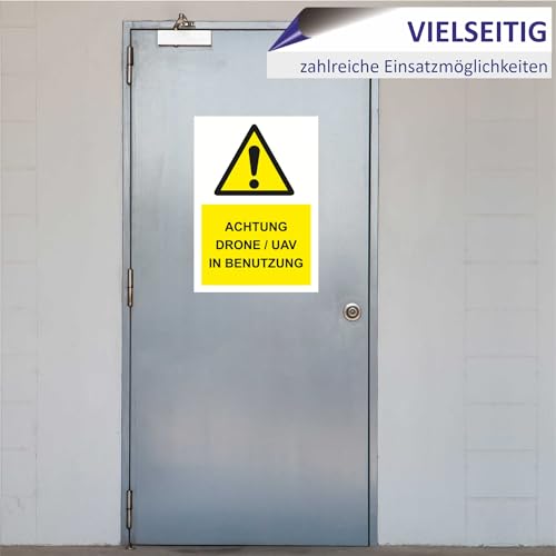 Signalisation Drone en Utilisation Autocollant de Protection Cabinet - 3